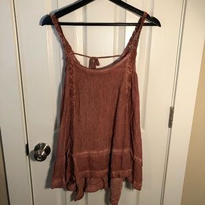 Pink Knox Rose Flowy Tank Top